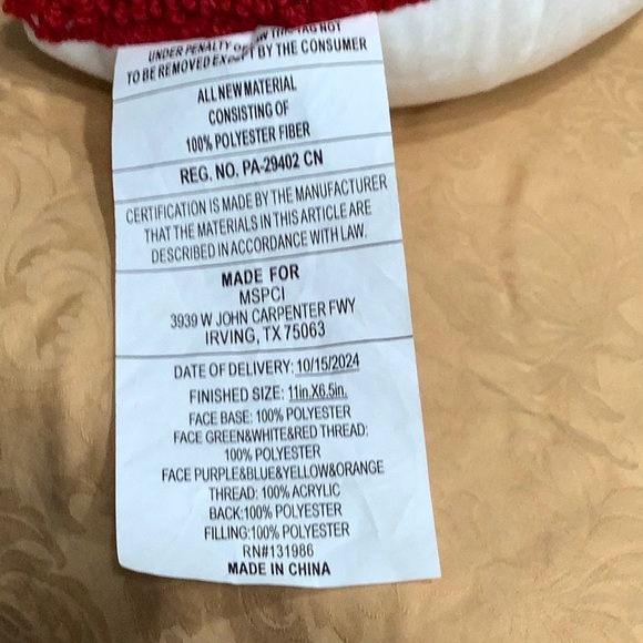 Celebrate It Accent Throw “Rainbow” Pillow Cushion. Small Rainbow Pillow - Picture 7 of 9